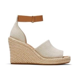 NWOT TOMS Marisol Wedge Heel SIZE 7